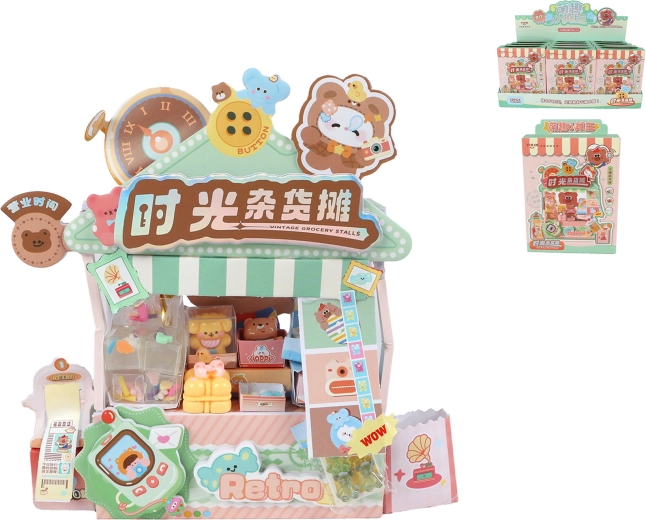 Kawaii Retro Stall – Mini Building Set