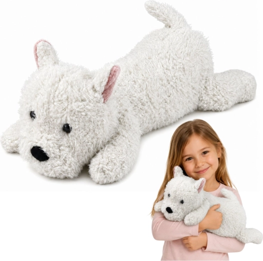 Plišani pas West Highland bijeli 40 cm – 1 komad