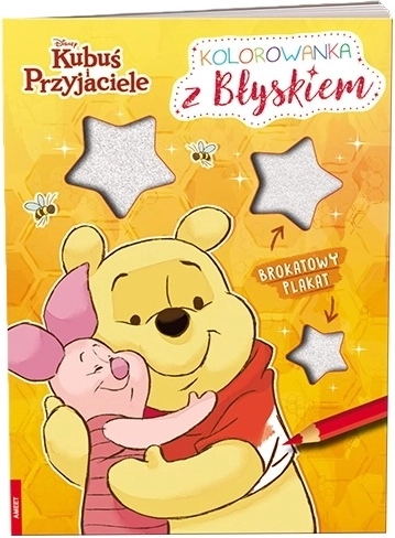 Ameet Disney Winnie the Pooh and Friends – Coloring Book with Glitter Poster