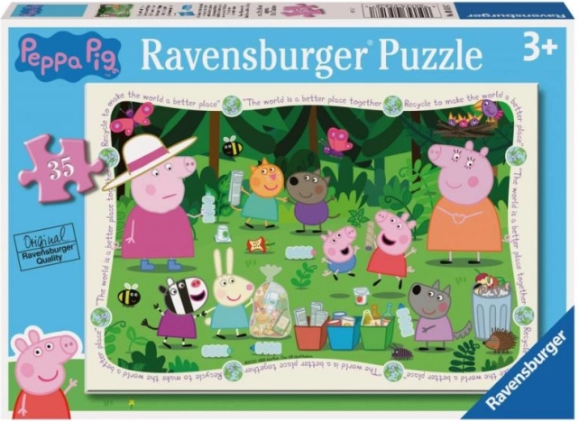 Puzzle 35 dijelova Peppa Pig