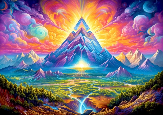 Slagalica Piramide u Šumama 1000 Dijelova