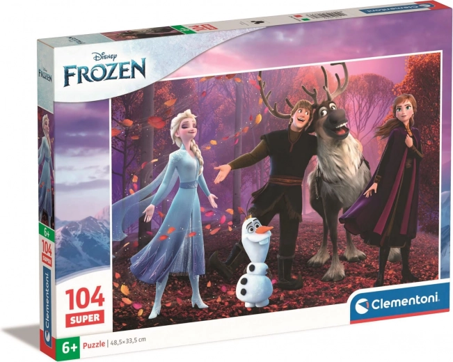Puzzle 104 dijelova DISNEY FROZEN od Clementonija