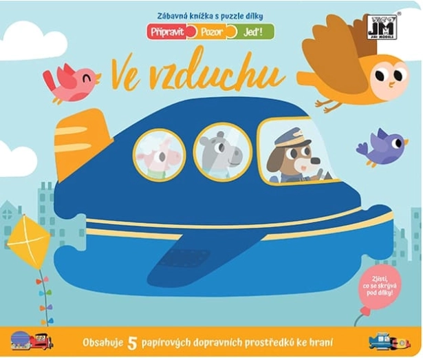 Ready, set, go! In the air – a book with removable pieces