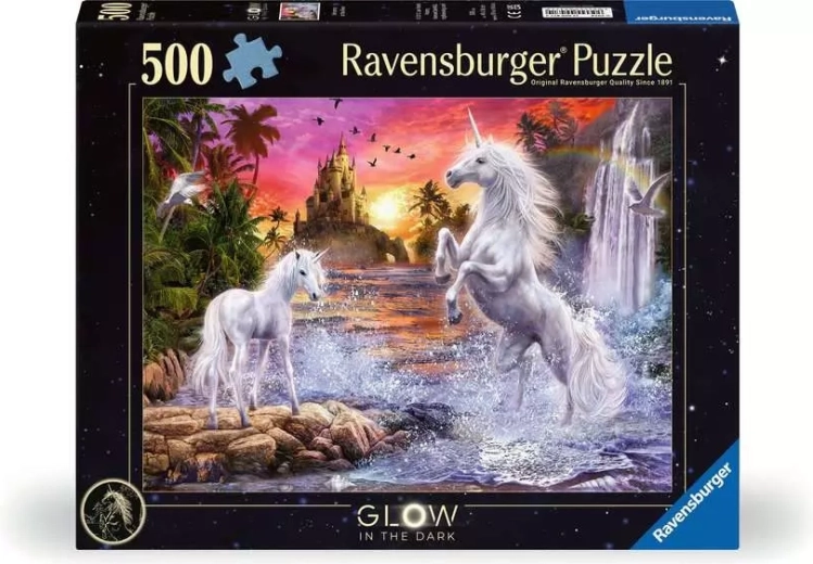 Ravensburger svjetleća slagalica Jednorozi uz rijeku 500 dijelova