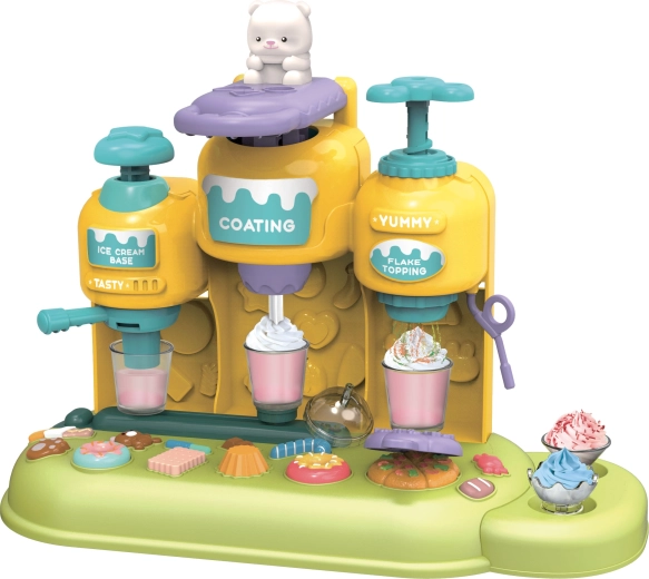 Modeling Clay – Ice Cream and Dessert Machine with Accessories, 22 Pieces