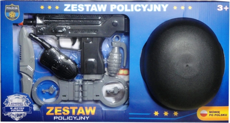 Policijski set s poljskim glasovnim modulom