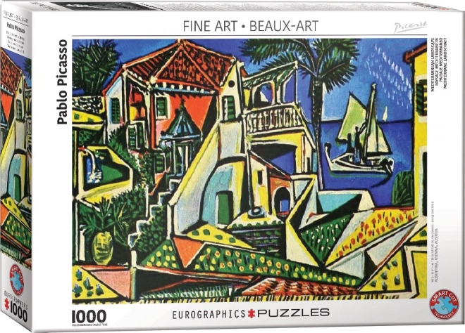Puzzle Mediteranski krajolik 1000 dijelova EUROGRAPHICS