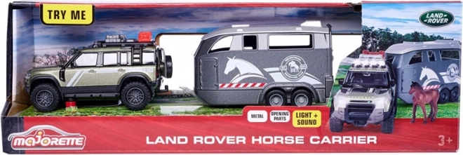 Majorette Grand Land Rover set s prikolicom za konje