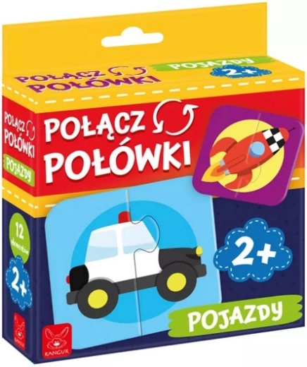 Spoji polovice – vozila (dječje puzzle)