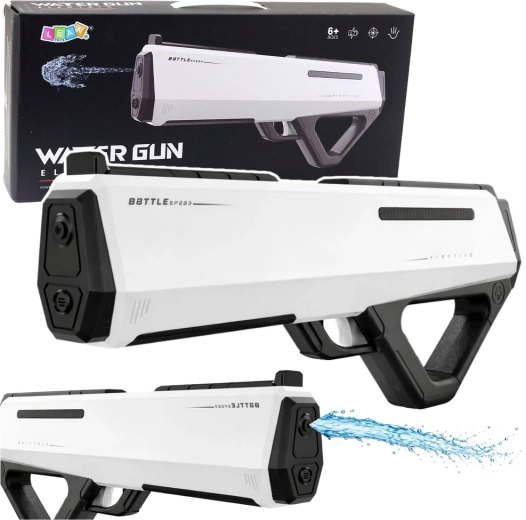 Električna vodena puška Battle Pro bijela 12 m, 400 ml