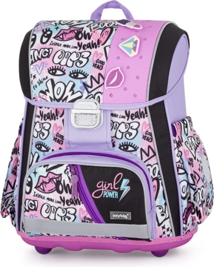 Školska aktovka Premium Funny Girl – ergonomska, lagana i reflektirajuća