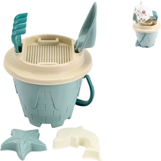 Set za pijesak s kantom plava 18 × 26 cm