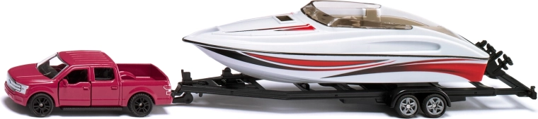 Siku Ford F-150 s prikolicom i sportskim čamcem 1:50