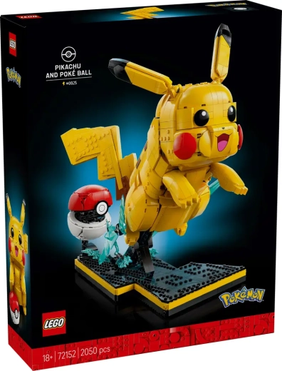 LEGO Pokémon Pikachu i Poké Ball (2050 dijelova)