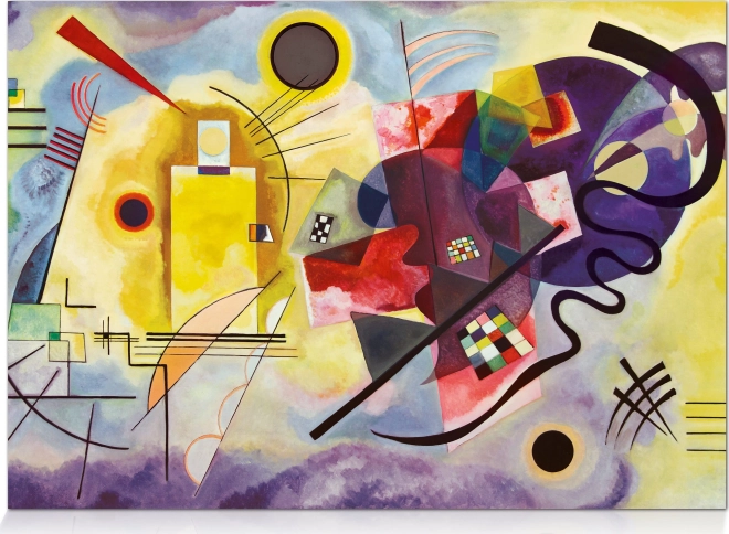 Puzzle STAR 1000 dijelova – žuta, crvena i plava