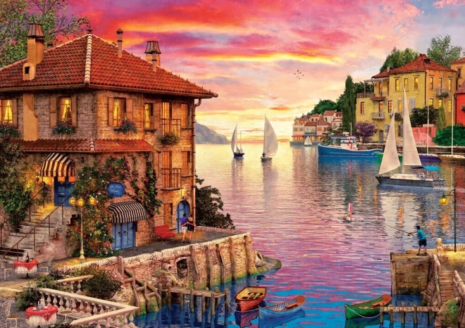 Puzzle art puzzle mediteranska luka 1500 dijelova