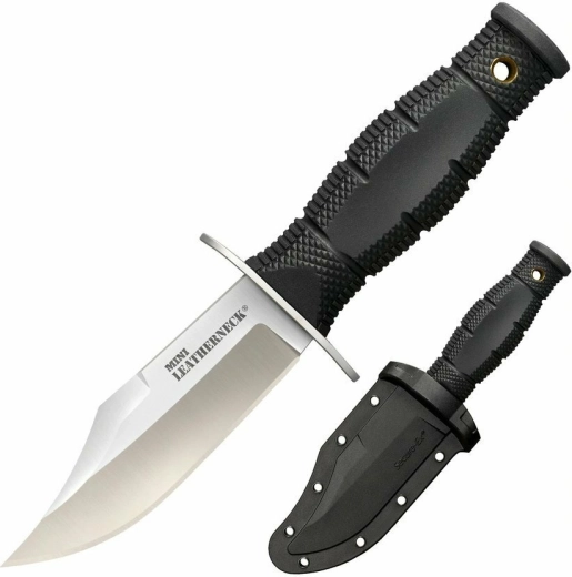 Cold Steel Mini Leatherneck Clip Point – small neck knife with Secure-Ex sheath
