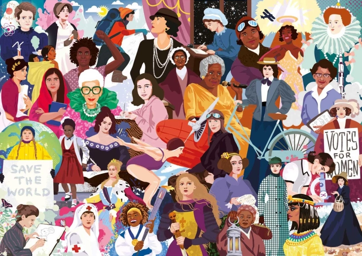 Puzzle Ikonične žene 1000 dijelova EDUCA