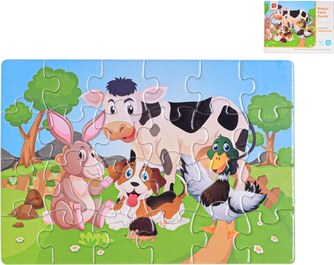Dječje puzzle životinjice 24 dijelova