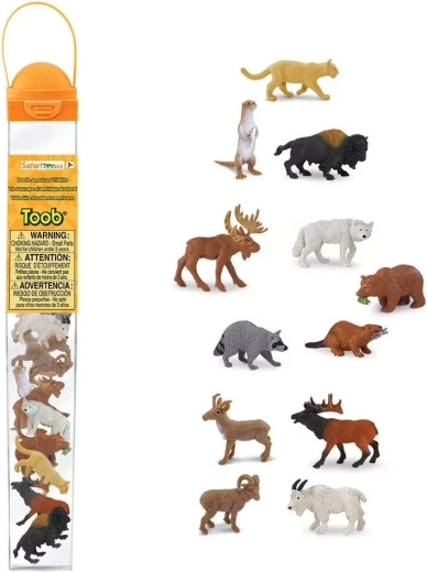 Safari Ltd. TOOBS tube North American animals