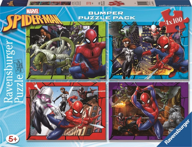 Puzzle Spiderman 4x100 dijelova