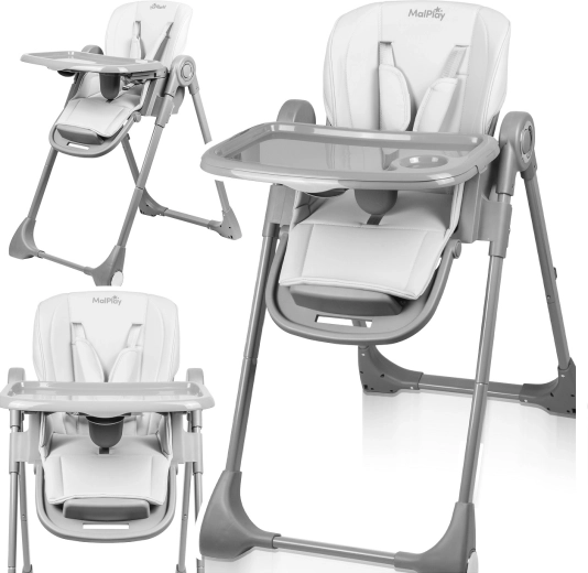 Savro High Chair, Grey