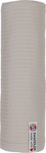 Lodger platnena pelena Swaddler seersucker 120 × 120 cm steel