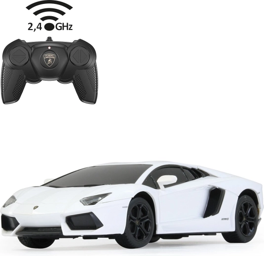 Auto Lamborghini Aventador na daljinsko upravljanje 1:24, bijelo