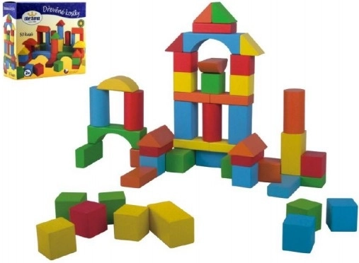 Detoa drvena građevna konstrukcija – kocke 50 kom