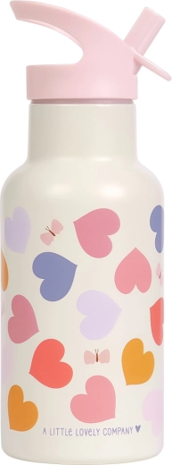 A Little Lovely Company nehrđajuća bočica za piće 350 ml srca