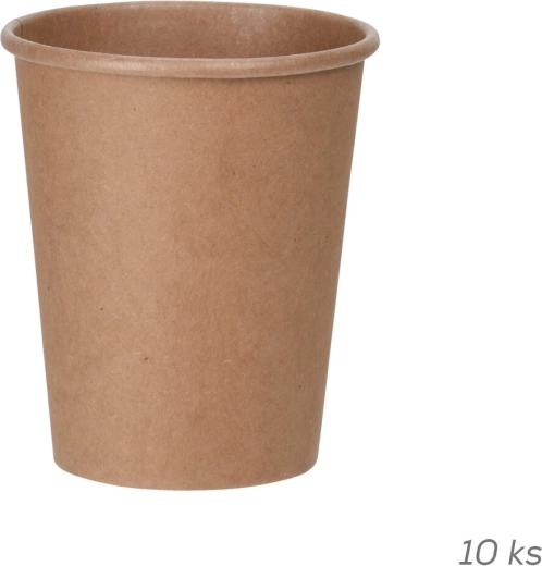 Papirnata čaša Nature 250 ml (papir/PE), 10 kom