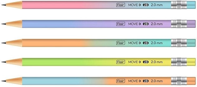 Concorde Move Mechanical Graphite Pencil 2 mm, assorted colors