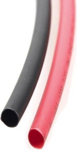 Heat-shrink tubing 8/4 mm red + black 2 m