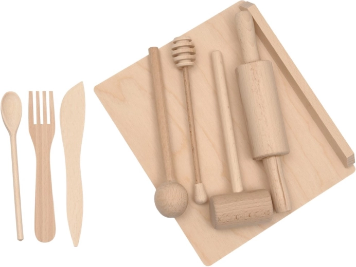 Wooden kitchen set for little chefs Baby Mix