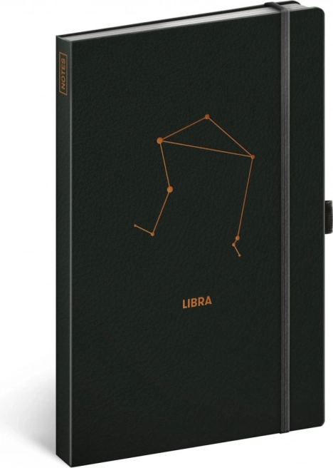 Notes NOTIQUE Vaga – linijski notes 13 × 21 cm
