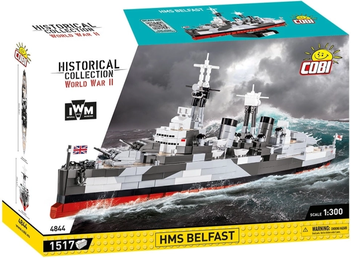 Cobi HMS Belfast (IWM) 1:300 warship building set