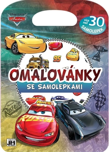 Bojanke sa samoljepljivim naljepnicama Auti