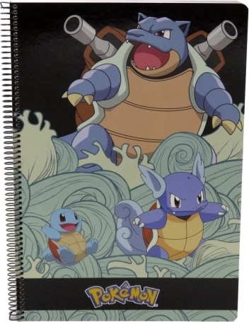 Pokémon A4 spiralni blok - Squirtle