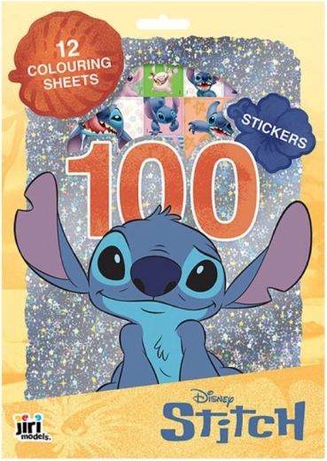 Disney Lilo & Stitch creative set: 100 stickers and 12 coloring pages