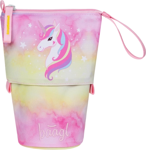 BAAGL school pencil case Pastelkovník Rainbow Unicorn GRS