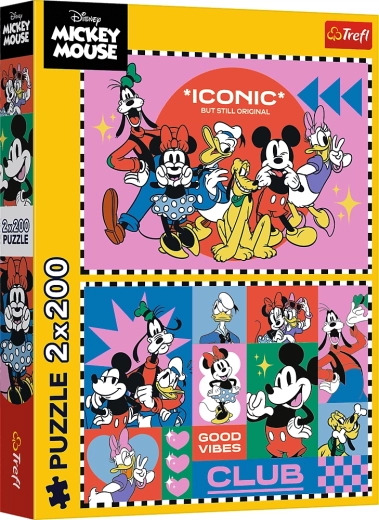 Puzzle 2×200 dijelova Disney – vrijeme s prijateljima