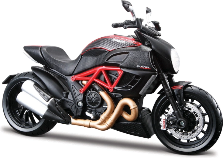 Maisto Ducati Diavel Carbon motocikl za sastavljanje 1:12
