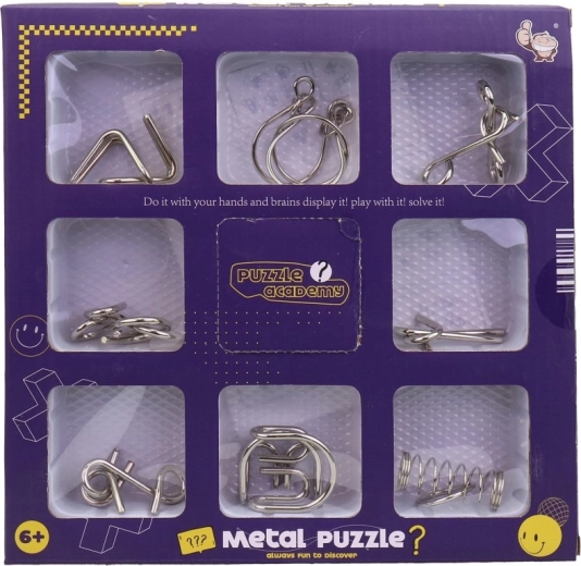 Metalne zagonetke – set od 8 komada