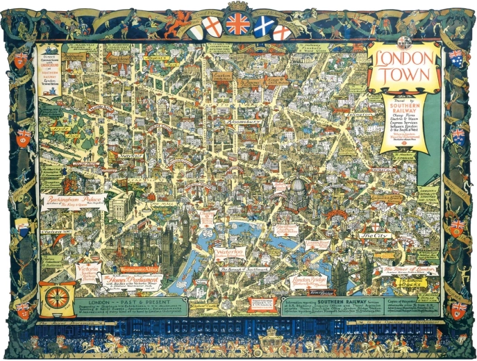 Puzzle London sa Southern Railway 1000 dijelova