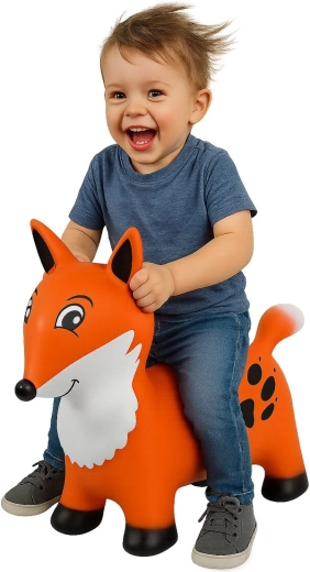 HoppyDoo Fox Bouncy Animal with Pump