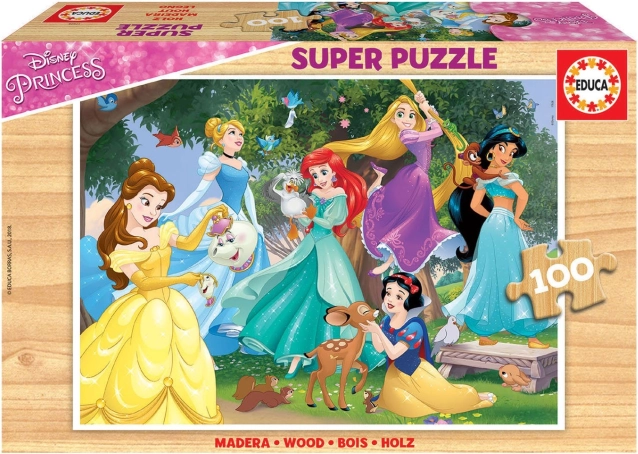Drvene puzzle DISNEY princeze 100 dijelova EDUCA