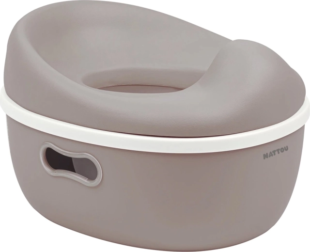 Nattou učna kahlica 3u1 Potty taupe
