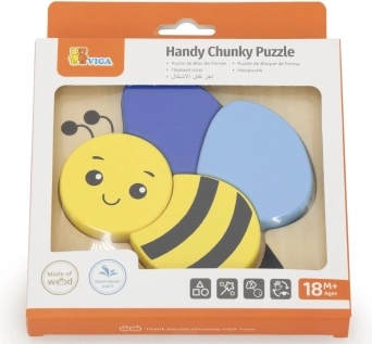 Drvene puzzle – slagalica Pčelica za najmlađe