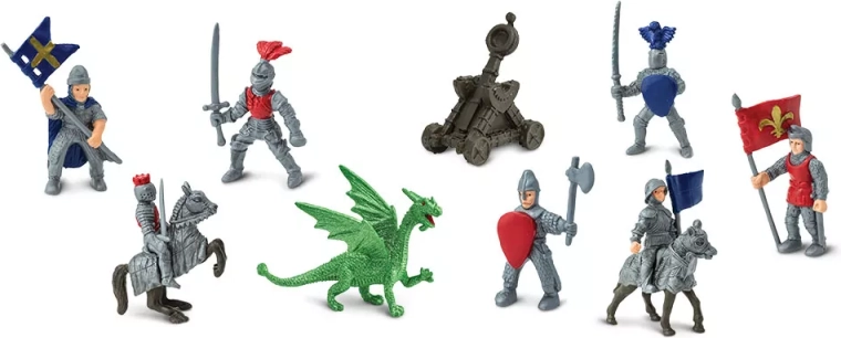 Safari Ltd. knights and dragons – figurine set