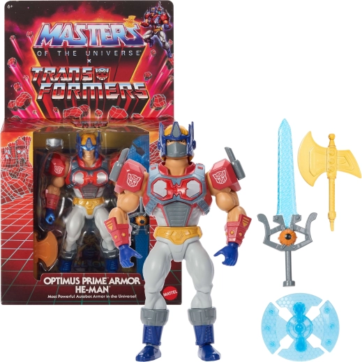 Masters of the Universe Origins x Transformers figurica Optimus Prime 14 cm